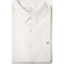 Calvin Klein - Koszula. Białe koszule męskie Calvin Klein, s, bez wzorów, z elastanu, casualowe, button down, z długim rękawem. Za 299,90 zł.