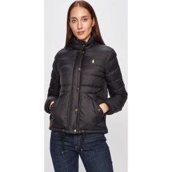 Polo Ralph Lauren - Kurtka puchowa. Czarne kurtki damskie Polo Ralph Lauren, s, bez wzorów, z bawełny, krótkie. Za 1299,00 zł.