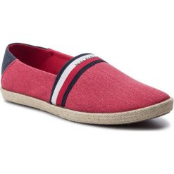 Espadryle TOMMY HILFIGER - Summer Slipon FM0FM02252 Rwb 020. Czerwone espadryle męskie z materiału, eleganckie. W wyprzedaży za 169,00 zł.