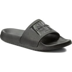 Klapki CALVIN KLEIN JEANS - Christie Jelly R8837 Black. Czarne klapki damskie Calvin Klein Jeans, w paski, z jeansu, bez obcasa. W wyprzedaży za 179,00 zł.