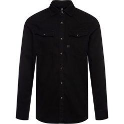 Koszula G-Star Raw D15290-B496-89. Czarne koszule męskie G-Star RAW, m, bez wzorów, z bawełny, retro, bez kołnierzyka, bez rękawów. W wyprzedaży za 259,00 zł.