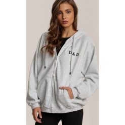 Jasnoszara Bluza Jilrelle. Szare bluzy damskie Renee, s, bez wzorów, bez rękawów, bez kaptura. Za 99,99 zł.