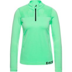 Bluza DKNY Sport DP9T6796. Zielone bluzy sportowe damskie DKNY Sport, l, bez wzorów, z elastanu, bez rękawów, bez kaptura. W wyprzedaży za 199,00 zł.