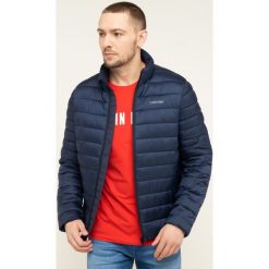 Kurtka puchowa Calvin Klein K10K105128. Niebieskie kurtki męskie Calvin Klein, xxl, bez wzorów, z puchu, bez kaptura. W wyprzedaży za 549,00 zł.