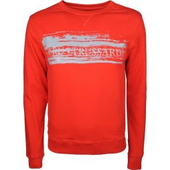 Trussardi Bluza "C-Neck". Bluzy męskie Trussardi, z nadrukiem, z tkaniny, z okrągłym kołnierzem, bez rękawów, bez kaptura. Za 199,00 zł.