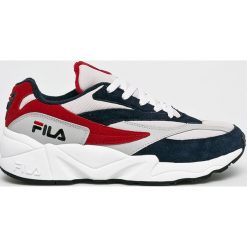 Fila - Buty Venom Low. Niebieskie sneakersy męskie Fila, ze skóry, bez zapięcia. W wyprzedaży za 349,90 zł.