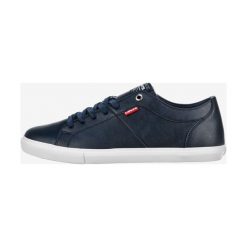 Levi's Woods Tenisówki Niebieski. Niebieskie trampki męskie Levi's®, bez wzorów, z materiału, bez zapięcia. Za 283,95 zł.