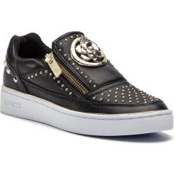 Sneakersy GUESS - Beela FL5BEE LEA12 BLACK. Czarne półbuty damskie Guess, ze skóry. W wyprzedaży za 449,00 zł.