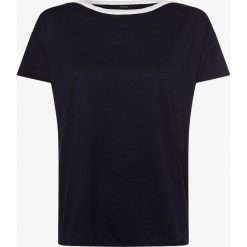 Vero Moda - T-shirt damski – Vmtess, niebieski. Niebieskie t-shirty damskie Vero Moda, xl, bez wzorów, z kontrastowym kołnierzykiem. Za 89,95 zł.