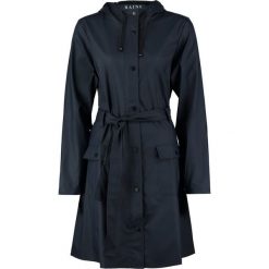 Rains CURVE Parka blue. Niebieskie płaszcze damskie marki Rains, m, bez wzorów, z materiału, bez kaptura. Za 419,00 zł.