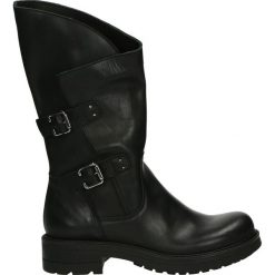 Botki - 0316 PEL NERO. Brązowe botki damskie skórzane marki Venezia. Za 499,00 zł.