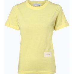 Calvin Klein Womenswear - T-shirt damski, żółty. Żółte t-shirty damskie marki Calvin Klein Womenswear, s, bez wzorów, z bawełny, bez kołnierzyka. Za 179,95 zł.