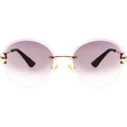 Szare Okulary Merchandise. Szare okulary przeciwsłoneczne damskie Born2be, okrągłe. Za 39,99 zł.