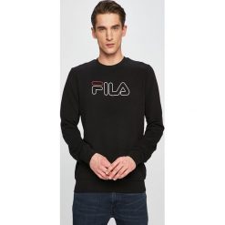 Fila - Bluza. Czarne bluzy męskie Fila, s, z nadrukiem, z bawełny, z okrągłym kołnierzem, bez rękawów, bez kaptura. Za 189,90 zł.