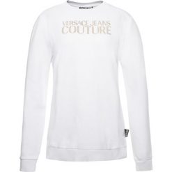 Bluza Versace Jeans Couture B6HUA786. Białe bluzy damskie Versace Jeans Couture, xs, bez wzorów, z bawełny, bez rękawów, bez kaptura. W wyprzedaży za 299,00 zł.