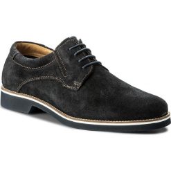 Półbuty BUGATTI - 312-41602-1400-4100 Dark Blue. Niebieskie półbuty skórzane męskie marki Kazar, na sznurówki. W wyprzedaży za 239,00 zł.