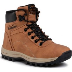 Trapery SPRANDI - CP40-242JZ-1 Camel. Pomarańczowe śniegowce chłopięce Sprandi, bez zapięcia. Za 119,99 zł.
