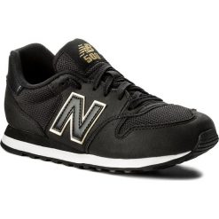 Sneakersy NEW BALANCE - GW500KGK Czarny. Czarne półbuty damskie marki New Balance, na co dzień, bez wzorów, ze skóry ekologicznej, bez obcasa, na płaskiej podeszwie, bez zapięcia. Za 299,00 zł.