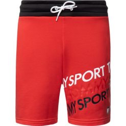 Szorty sportowe Tommy Sport Graphic Knit S20S200127. Czerwone spodnie męskie Tommy Sport, s, bez wzorów, z elastanu, sportowe. W wyprzedaży za 159,00 zł.