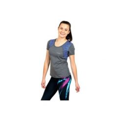 Bluzka SPOKEY Rain (rozmiar S) Szaro-niebieski. Szare bluzki sportowe damskie Spokey, s, bez wzorów, bez kołnierzyka, z krótkim rękawem, krótkie, bez kaptura, na fitness i siłownię. Za 54,99 zł.