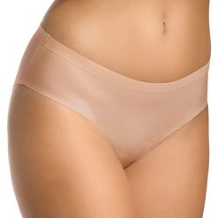 Figi klasyczne The Second Skin. Pomarańczowe majtki damskie marki Babell, s, bez wzorów, z bawełny. Za 20,99 zł.