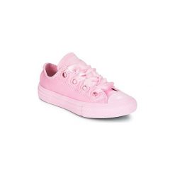 Buty Dziecko Converse Chuck Taylor All Star Big Eyelet-Slip. Różowe trampki dziewczęce Converse, bez wzorów, bez zapięcia. Za 153,30 zł.