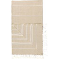 Chusty damskie: Chusta hammam w kolorze kremowym – 180 x 100 cm