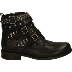 Botki - 1071 NOU BLAC. Czarne botki damskie skórzane marki Venezia. Za 279,00 zł.