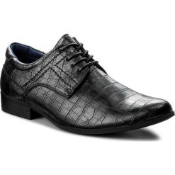 Półbuty OTTIMO - MYL8094-1 Czarny. Czarne buty wizytowe męskie marki Ottimo, bez wzorów, ze skóry ekologicznej, eleganckie, bez zapięcia. W wyprzedaży za 99,99 zł.