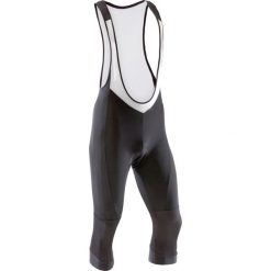 Spodenki 3/4 na rower szosowy RC500 męskie. Czarne spodenki i szorty męskie B'TWIN, xl, bez wzorów, z elastanu. Za 129,99 zł.