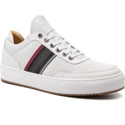 Sneakersy CYCLEUR DE LUXE - Alaska CDLM191665 Optic White. Białe sneakersy męskie Cycleur De Luxe, na co dzień, bez wzorów, ze skóry, bez zapięcia. W wyprzedaży za 349,00 zł.