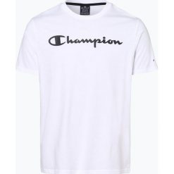 Champion - T-shirt męski, biały. Białe t-shirty męskie Champion, xxl, z napisami, z bawełny, bez kołnierzyka. Za 99,95 zł.