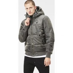 G-Star Raw - Kurtka. Szare płaszcze męskie marki G-Star RAW, xl, bez wzorów, z poliesteru, retro, krótkie, z kapturem. W wyprzedaży za 569,90 zł.