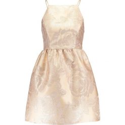 Sukienki: Miss Selfridge Petite JACQUARD BOW Sukienka koktajlowa gold