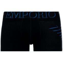 Bokserki Emporio Armani Underwear 111776 9P725 00020. Czarne bokserki męskie Emporio Armani Underwear, bez wzorów, z elastanu. W wyprzedaży za 99,00 zł.