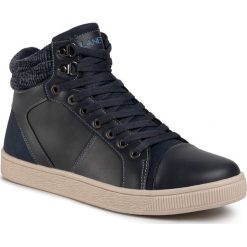 Sneakersy LANETTI - MP40-9063Y Navy. Niebieskie sneakersy męskie Lanetti, bez zapięcia. Za 119,99 zł.