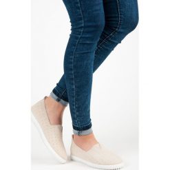 Zamszowe slipony CERISE. Czerwone trampki i tenisówki damskie marki SEASTAR. Za 59,90 zł.