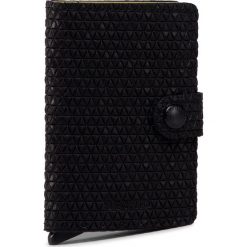 Mały Portfel Męski SECRID - Miniwallet MD Diamond Black. Czarne portfele męskie Secrid, bez wzorów, ze skóry. Za 249,00 zł.
