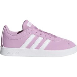 Buty dla dziewczynki adidas VL Court 2.0 K różowe DB1517 36. Różowe buty dziewczęce sportowe Adidas, bez wzorów, bez zapięcia. Za 215,36 zł.