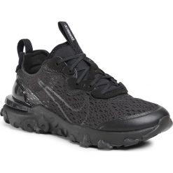 Buty NIKE - React Vision (Gs) CD6888 004 Black/Black/Smoke Grey. Czarne buty sportowe damskie Nike, na co dzień, bez wzorów, z tworzywa sztucznego, bez obcasa, na płaskiej podeszwie, bez zapięcia. Za 469,00 zł.