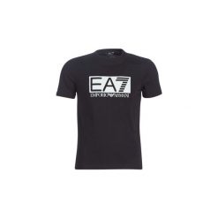 T-shirty z krótkim rękawem Emporio Armani EA7 TRAIN VISIBILITY. Czarne t-shirty męskie marki Emporio Armani EA7, s, bez wzorów, bez kołnierzyka, krótkie. Za 309,00 zł.