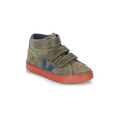 Buty Dziecko Veja ESPLAR MID SMALL VELCRO. Zielone trampki chłopięce marki Veja. Za 389,00 zł.