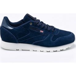 Reebok Classic - Buty CL Leather MCC. Niebieskie buty sportowe męskie Reebok Classic, ze skóry, na sznurówki, reebok classic. W wyprzedaży za 239,90 zł.