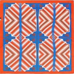 Apaszka damska 86-7D-S13-X1. Pomarańczowe szaliki damskie Wittchen, bez wzorów, eleganckie. Za 89,90 zł.