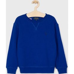 Polo Ralph Lauren - Bluza dziecięca 134-176 cm. Niebieskie bluzy chłopięce Polo Ralph Lauren, bez wzorów, z bawełny, bez rękawów, bez kaptura. W wyprzedaży za 199,90 zł.