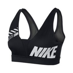 Nike Stanik sportowy Indy CZARNY, Kobiety AQ0138-010 | CZARNY XS. Czarne biustonosze damskie termoaktywne Nike, xs, bez wzorów, outdoorowe. W wyprzedaży za 207,93 zł.