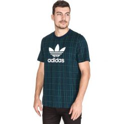Adidas Originals Tartan Koszulka Niebieski Zielony. Niebieskie podkoszulki męskie adidas Originals, s, z nadrukiem, z bawełny, bez kołnierzyka, z krótkim rękawem, krótkie. Za 145,95 zł.