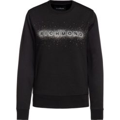 Bluza John Richmond Nettow RWA19155FE. Czarne bluzy damskie John Richmond, xs, bez wzorów, z bawełny, bez rękawów, bez kaptura. W wyprzedaży za 499,00 zł.