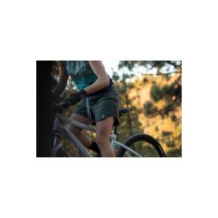 Szorty na rower MTB ST 500 damskie. Niebieskie spodenki sportowe damskie marki ROCKRIDER, xl, bez wzorów, z elastanu, sportowe, rowerowe. Za 129,99 zł.
