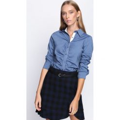 Niebieska Koszula Summer Dream. Niebieskie bluzki damskie Born2be, na imprezę, xl, bez wzorów, bez kołnierzyka, bez rękawów. Za 39,99 zł.
